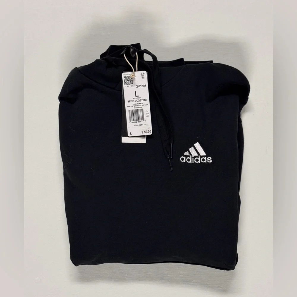 Brand New Adidas Essentials Fleece Hoodie - Picture 9 of 9
